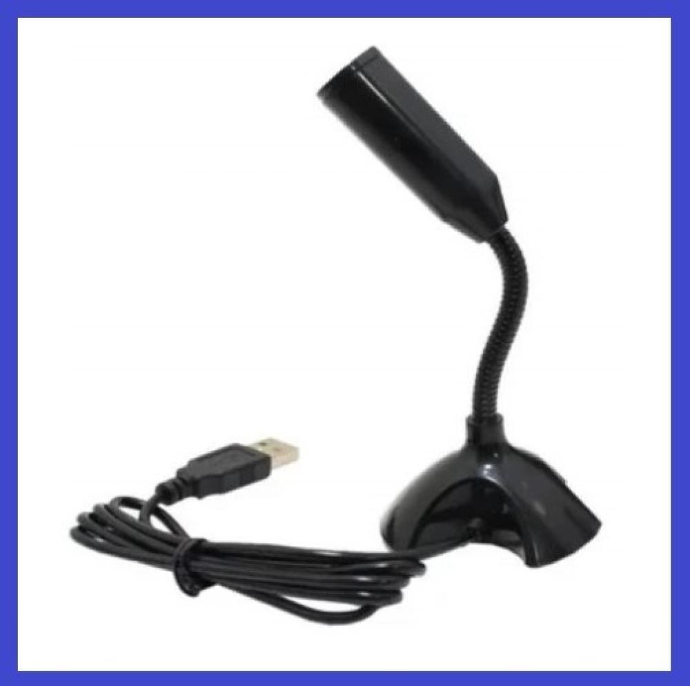 1015 - Microfone – MIC Mini Desktop M-306 (USB) – (Com Fio)