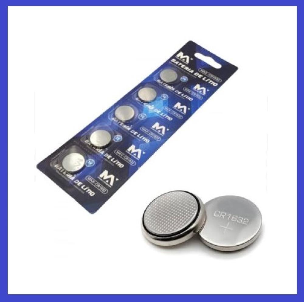 1199 - Bateria Botão - CR1632 Lithium 3V – CELL 12165 (Cartela 5 UND)