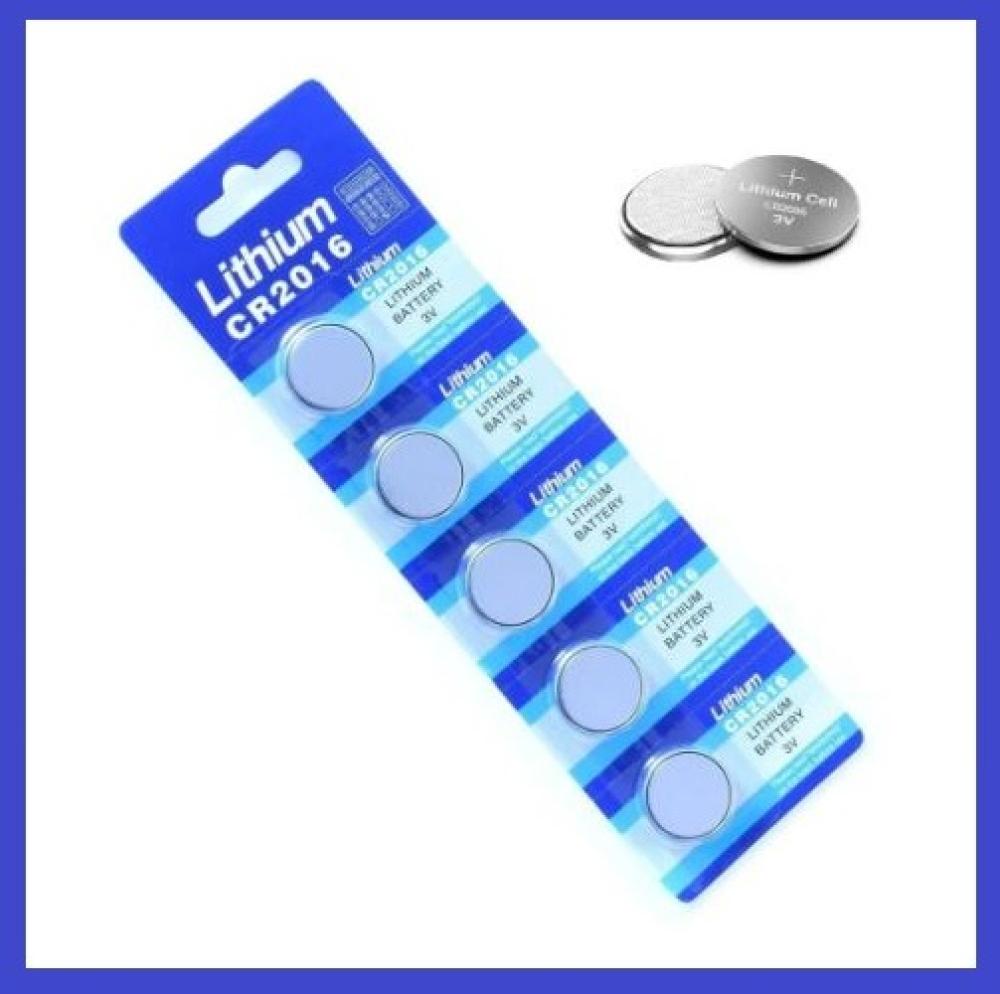 1200 - Bateria Botão - CR2016 Lithium 3V – CV 11037/11061 (Cartela 5 UND)