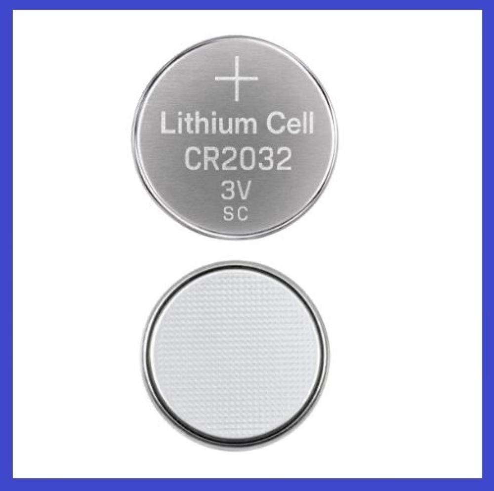 1202 - Bateria Botão - CR2032 Lithium 3V – CV 11035/11059 (Cartela 5 UND)