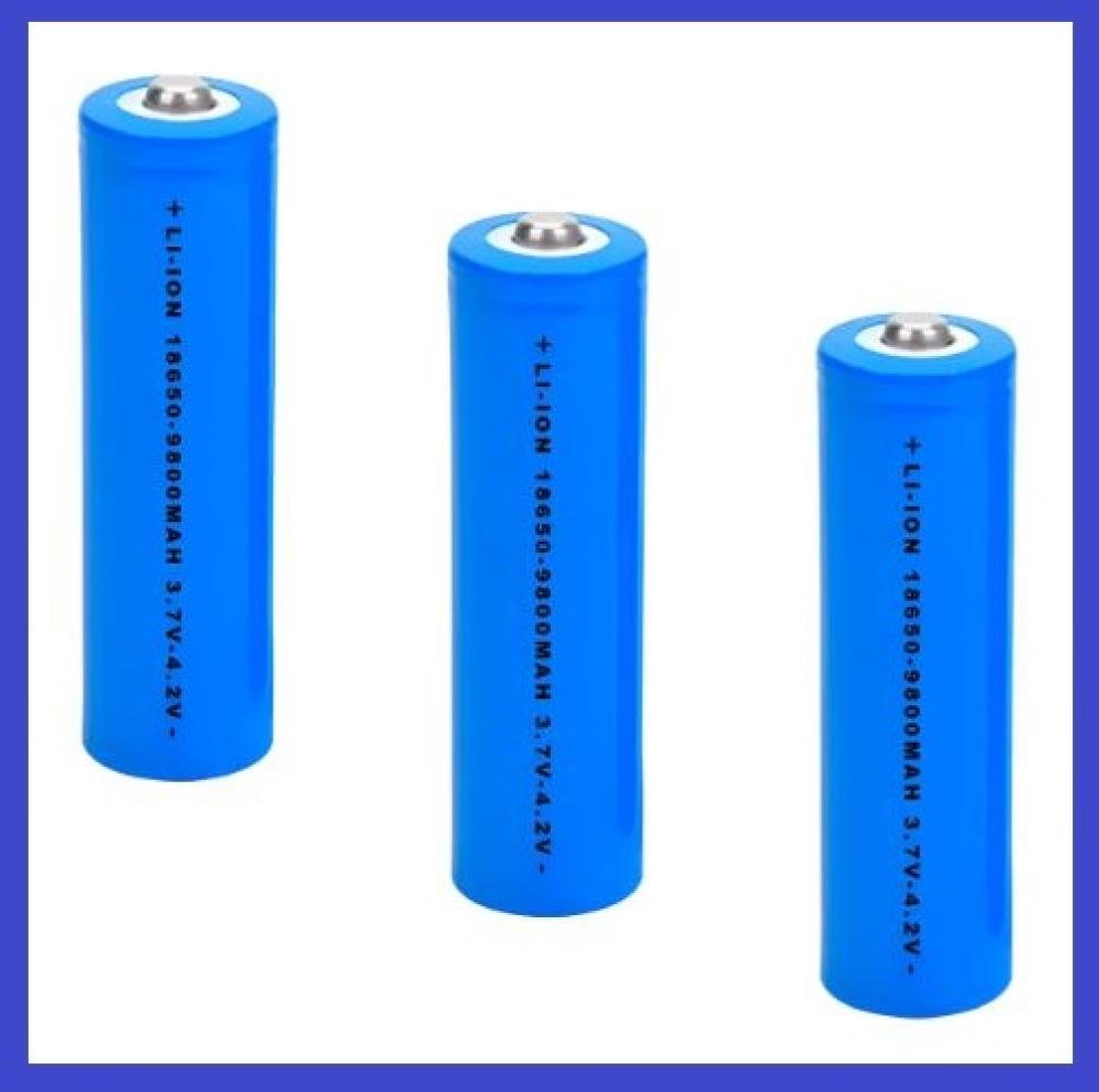 1308 - Bateria Recarregável – 18650  Lithium 3.7v 4.21v - 9800mAh