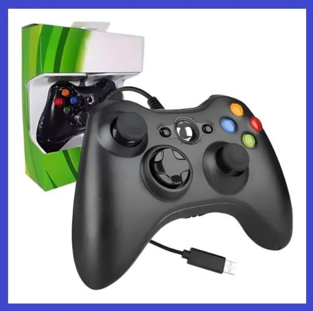 1415 - Controle Joystick – X-Box 360, Compatível PC USB Wireless (Com Fio)