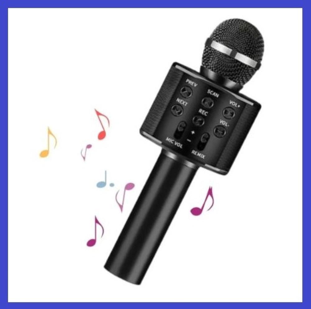 1459 - Microfone – MIC Caixa de Som Musical Bluetooth (Karaokê) - (Sem Fio)